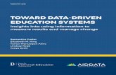 TOWARD DATA-DRIVEN EDUCATION SYSTEMS - … DATA-DRIVEN EDUCATION SYSTEMS Insights into using information to measure results and manage change AIDDATA A Research Lab at William & Mary