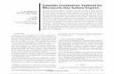 Catalytic Combustion Systems for Microscale Gas Turbine ...ronney.usc.edu/AME514/Lecture6/Papers/SpadacciniEtAl-Catalytic... · cated that homogenous gas-phase microcombustors are
