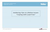Soldering Tips & Lifetime Issues “Coping with Lead Free” · Iron plating thickness ... Soldering tips & Lifetime issues Coping with Lead-free ... Soldering tips & Lifetime issues