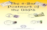 The 4The 4--Bar Bar Postmark of Postmark of the … · The 4The 4--Bar Bar Postmark of Postmark of the USPSthe USPS A PMCC Bulletin Reprinted Article ... Doane postmark had a circular