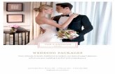 Wedding Packages - Luxury Hotels & Resorts Collections ... · Wedding Packages From intimate to ... A 15.5% service charge and a 7% administrative fee are added to all functions.