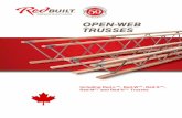 Open-Web Trusses - RedBuilt Canada Literature 101215.pdfRedBuilt™ open-web trusses with spans beyond 70 fee t are available only if all of the following additional ... − Limit