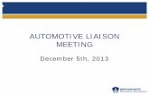 AUTOMOTIVE LIAISONS MEETING - Pennsylvania Forms/Automotive Liaison...Operations can authorize the repairs to begin. • Repairs should be done within 5 days of opening the work order.