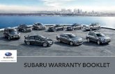 TO THE OWNER - Subaru Canada TO THE OWNER SUBARU CANADA, INC.’s (SCI) COMMITMENT: We wish to extend to you a sincere welcome to the Subaru family. This booklet is designed to convey