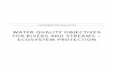 Water Quality Objectives for Rivers and Streams .../media/Publications/791 1.pdf · INFORMATION BULLETIN WATER QUALITY OBJECTIVES FOR RIVERS AND STREAMS – ECOSYSTEM PROTECTION Scientific