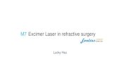 Excimer Laser M7 - excelsius medicalexcelsius- Excimer Laser in refractive...The disadvantages of traditional excimer laser apparatus 1. An eye tracker can not fix the problem that