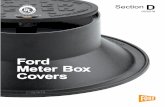 Ford Meter Box Covers Meter Box Covers Section D 02/2018 D Q S I n c. THE FORD METER BOX COMPANY, INC. ... To Order: For single hole electronic …