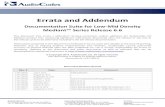 Errata and Addendum - Bircomftp.bircom.com/AudioCodes/Mediant_800/Docs/LTRT-29111 Addendu… · ... –corrections and/or additions–for AudioCodes SIP Mediant product line, ...