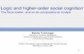 Logic and higher-order social cognition - IRITAndreas.Herzig/Esslli09/Verbrugge_slides.pdf · Logic and higher-order social cognition ... and computational models of higher-order