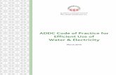 ADDC Code of Practice for Efﬁcient Use of Water & Electricity€¦ · ADDC Code of Practice for Efﬁcient Use of ... , Abu Dhabi Distribution Company ... a set of explicit or understood