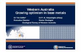 Western Australia Growing optimism in base metalsmric.jogmec.go.jp/wp-content/old_uploads/seminar_doc/2006/briefing... · zFox Resources Ltd Boddington (Au, Cu) z ... zForrestania