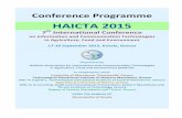 HAICTA 2015 Official Programme Final2015.haicta.gr/documents/HAICTA_2015_Official_Programme_Final.pdf · ConferenceProgramme!!! HAICTA2015! 7th!InternationalConference!! onInformationandCommunicationTechnologies