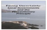 Local Governments and the Precautionary Principlensglc.olemiss.edu/Precautionary Principle.pdfLocal Governments and the Precautionary Principle Terra Bowling, J.D. National Sea Grant