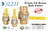 Press-Fit Brass Ball Valve - Plumbing Supply (Pipe, … Brass Ball Valve Pb Comply with: NSF/ANSI Standard 372-2010 ITEM DESCRIPTION 13514 1/2" PRESS BALL VALVE 13515 3/4" PRESS BALL