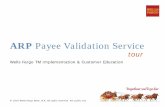 ARP Payee Validation Service - Wells Fargo · No matter how your company handles its payments processes, the . Wells Fargo Account Reconciliation Positive Pay . service reduces your
