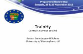 TrainHy - Europa Review day 2012 -TrainHy... · (1) review of existing training programmes and courses in Europe in FCH (2) build concept for flexible and modular training scheme
