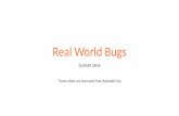 Real World Bugs - Columbia Universitysuman/secure_sw_devel/Real_World_Bugs.pdf · Real World Bugs Suman Jana *Some slides are borrowed from Baishakhi Ray
