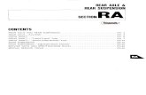 Rear Axle and Suspension - PDF.TEXTFILES.COMpdf.textfiles.com/manuals/AUTOMOBILE/NISSAN/300zx/1988/RA.pdf · REAR AXLE . Axle Shaft ... Rear axle shaft-’ - SRA885 Measure rear wheel