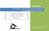 Oregon 4-H Science Rich Handbook Series - Oregon State …oregon.4h.oregonstate.edu/sites/default/files/projects/... ·  · 2016-02-03Oregon 4-H Science Rich Handbook Series ...