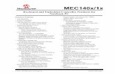 MEC140x/1x Data Sheet - Microchip Technologyww1.microchip.com/downloads/en/DeviceDoc/00001956E.pdfMEC140x/1x DS00001956E-page 2 2015 - 2016 Microchip Technology Inc. - Week Alarm Event