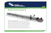 Environmental Belt Conveyors - KWS Manufacturing€¦ · KWS Flex Wall belt conveyors utilize a flat belt with corrugated ... • Multiple inlet points can be utilized to convey bulk