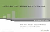 Websites that Convert More Customers - MarketingProfs€¦ ·  · 2010-04-268. Content Management System 9. Search Engine Optimization 10. ... (target click-paths) for each of your