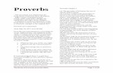 Proverbs - WordPress.com · Proverbs from The Living Bible paraphrase. ... The fear of the LORD is the beginning ... yes, if you cry after knowledge, and lift