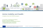 Active mobility and healthairuse.eu/wp-content/uploads/2017/11/23-Luc-Int-Panis-PASTA... · Luc Int Panis, VITO/UHasselt, Belgium Evi Dons, UHasselt, Belgium ... – Movement of people