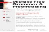 Mistake-Free Grammar & Proofreading · Mistake-Free Grammar & Proofreading is nothing like the grammar classes you took in school. This workshop is really fun. It’s exciting, engaging