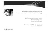 Preliminary Findings for Innovation Case Study on … · Preliminary Findings for Innovation Case Study on Canadian Fuel Cell Technology ... Next Steps for OECD case study. 4 ...