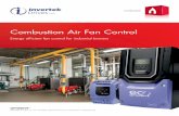Combustion Air Fan Control - AC Drives · OPTIDRIVE™ Reliable & easy to use variable speed drives for combustion engineering Combustion Air Fan Control Energy efficient fan control