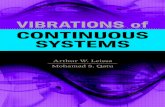 Vibrations of Continuous Systems - Shahid Beheshti …ase.sbu.ac.ir/FA/Staff/abbasrahi/Lists/Dars/Attachments... ·  · 2014-09-237.3 Free Vibrations of Shallow Shells ... Vibrations