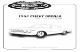1963 CHEVY IMPALA - Street Rods by Michael, Inc · 18865 goll st. - san antonio, tx. - 78266 ph.2 10 -6547 fax 2 3 gen iv w/o factory air 561063 1963 chevy impala 903063 rev a 6/25/08,