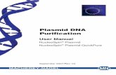 Plasmid DNA Purification Plasmid DNA Purification MACHEREY-NAGEL – 09/2007/ Rev. 04 3 Table of contents 1 Kit contents 4 2 Product description 6 2.1 Basic principle 6 2.2 About this