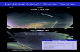 Yale University Astronomy Department Newsletter Yale University Astronomy Department Newsletter Vol. 4 Fall 2012 No. 1 Greetings from the Chair 2 Science News 3 ...