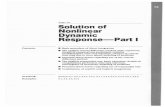 Topic 13 Solution of Nonlinear Dynamic Response-PartI · Contents: Textbook: Examples: Topic 13 Solution of Nonlinear Dynamic Response-PartI • Basic procedure ofdirectintegration