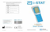 i-STAT - Lagaay International information/215500/I-STAT... · Press i-STAT Cartridge. 3. Follow handheld prompts. 4. Scan the lot number on the cartridge pouch. • Position barcode