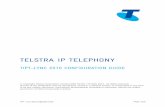 TELSTRA IP TELEPHONY - Telstra - mobile phones, prepaid ... · Lync Server Services: Ensure the Lync Server „A/V Conferencing service‟ is enabled. Note: The alphabets in the domain