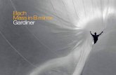 Bach MassinBminor Gardiner - Bach Cantatas Website - …SDG-2CD-booklet].pdf · fugue begins to open out, ... Friede mann was offered the position and received warm commendation from