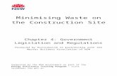 Minimising Waste on The Construction Site · Web viewavoid the generation of waste, reduce the amount of waste (including hazardous waste) for disposal manage waste as a resource