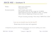 EECS 452 { Lecture 4 - University of Michigan 452 { Lecture 4 Today: Gate level arithmetic Sequential logic Announcements: Lab 2 starts next week. Pre-project ideas are due today by