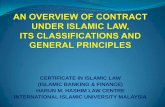 CERTIFICATE IN ISLAMIC LAW (ISLAMIC BANKING & … · HARUN M. HASHIM LAW CENTRE INTERNATIONAL ISLAMIC UNIVERSITY MALAYSIA. ... („aqdal-ijarah) ... Contract must be free from any