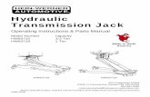 Hydraulic Transmission Jack - medcotool.comimages.medcotool.com/images/Product_Media/Manuals/HWA/HW93716-M0.pdfSAVE THESE INSTRUCTIONS For your safety, read, understand, and follow