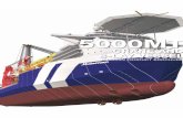 5000MT - Huisman Equipment is equipped with a 5000mt Huisman Offshore Mast Crane (OMC) and optionally a 600mt S-lay System. ... 10 point mooring system Compact hull design ...