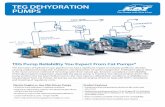 TEG DEHYDRATION PUMPS pumps.pdf · TEG DEHYDRATION PUMPS TEG Pump Reliability You Expect From Cat Pumps® The formation of hydrates in gas pipelines has had a significant impact to