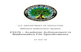 FS175 – Academic Achievement in Mathematics File ... · Web viewU.S. DEPARTMENT OF EDUCATIONFS175 – Academic Achievement in Mathematics File Specifications v14.0 U.S. DEPARTMENT