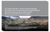 Customer partnership built on turnaround best practices ... · built on turnaround best practices produces successful outage ... ensure their buy-in and improved satisfaction ...