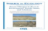 Published by the Ecological Society of America Excess ... · esa Published by the Ecological Society of America Excess Nitrogen in the U.S. Environment: Trends, Risks, and Solutions