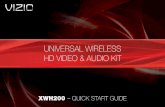 VIZIO Universal Wireless HD Video & Audio Kitcdn.vizio.com/documents/downloads/accessories/XWH... · Thank you for choosing the VIZIO Universal Wireless HD Video & Audio Kit. ...