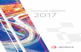 Amdocs 2017 Annual Report 2017 a good year for Amdocs 2 2017 Annual Report Amdocs is well positioned to enable our industry’s transition Board approved dividend increase ... Dear